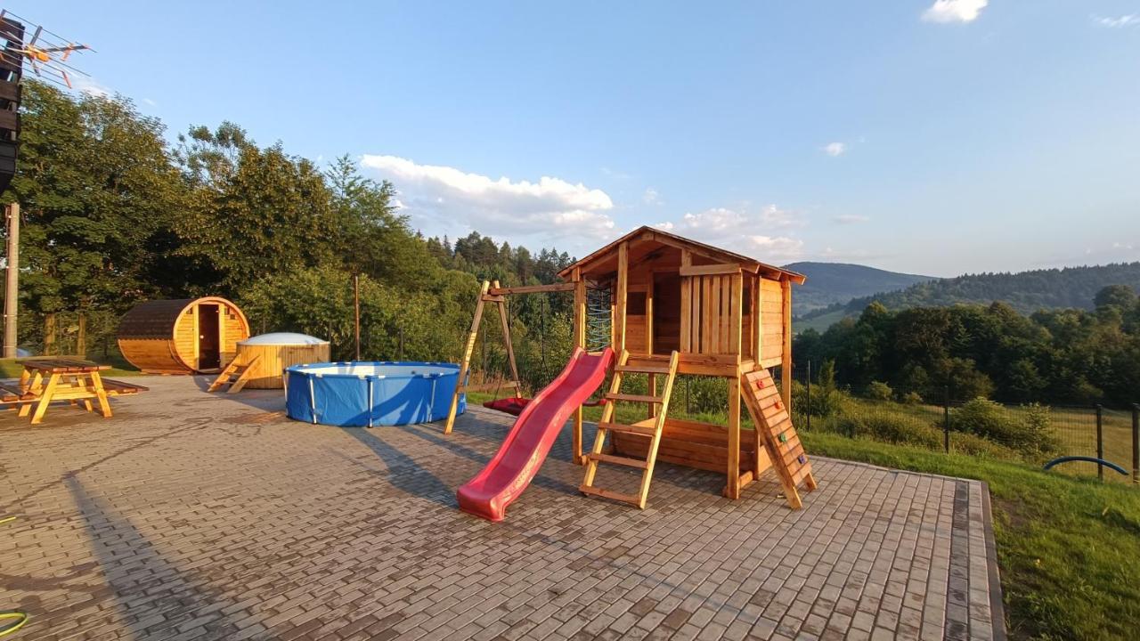 Kukow Sarnie Wzgorze Sucha Beskidzka Sauna Jacuzzi מראה חיצוני תמונה